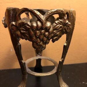 Elegant Bronze Wine Holder